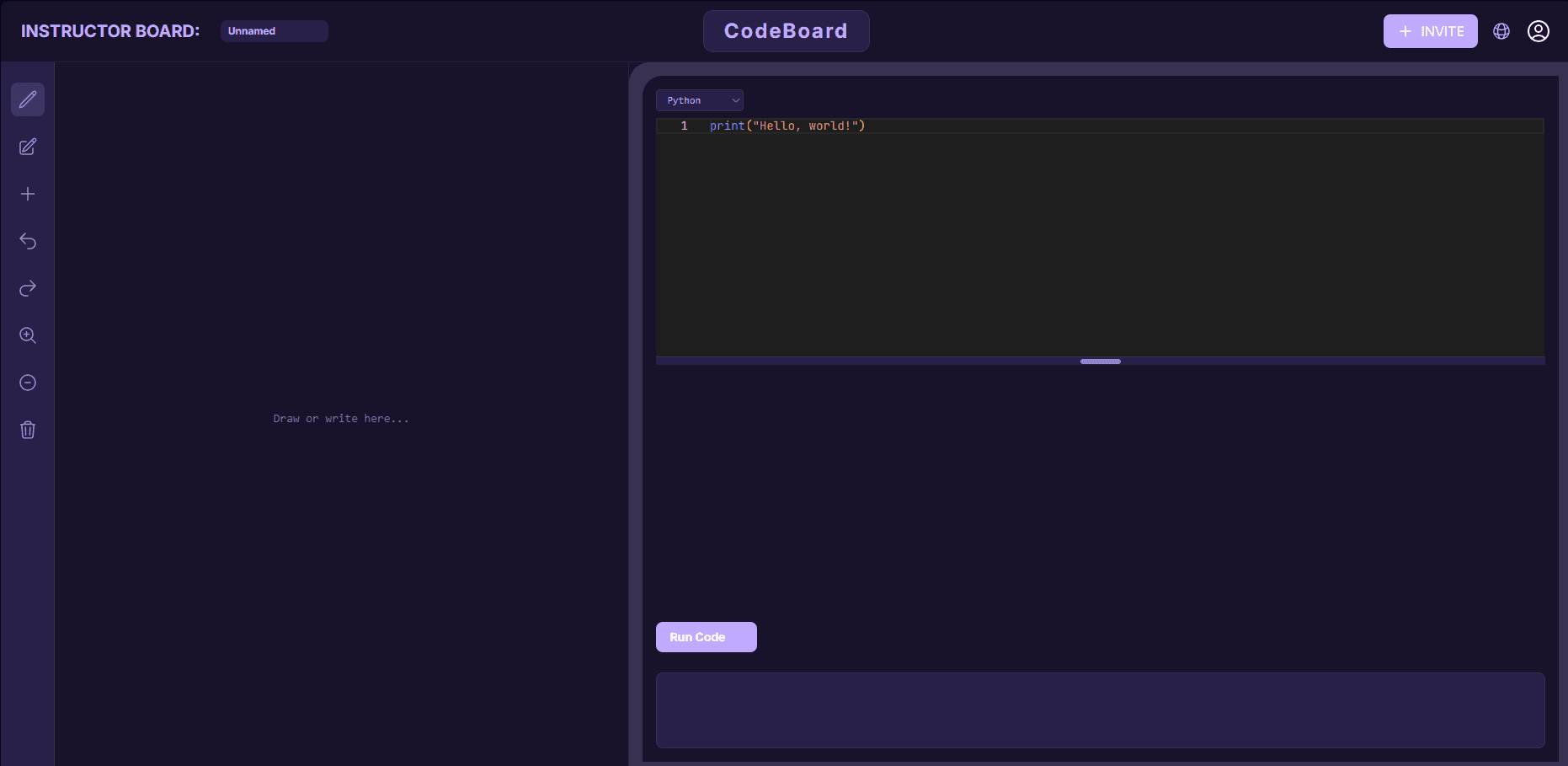 CodeBoard screenshot
